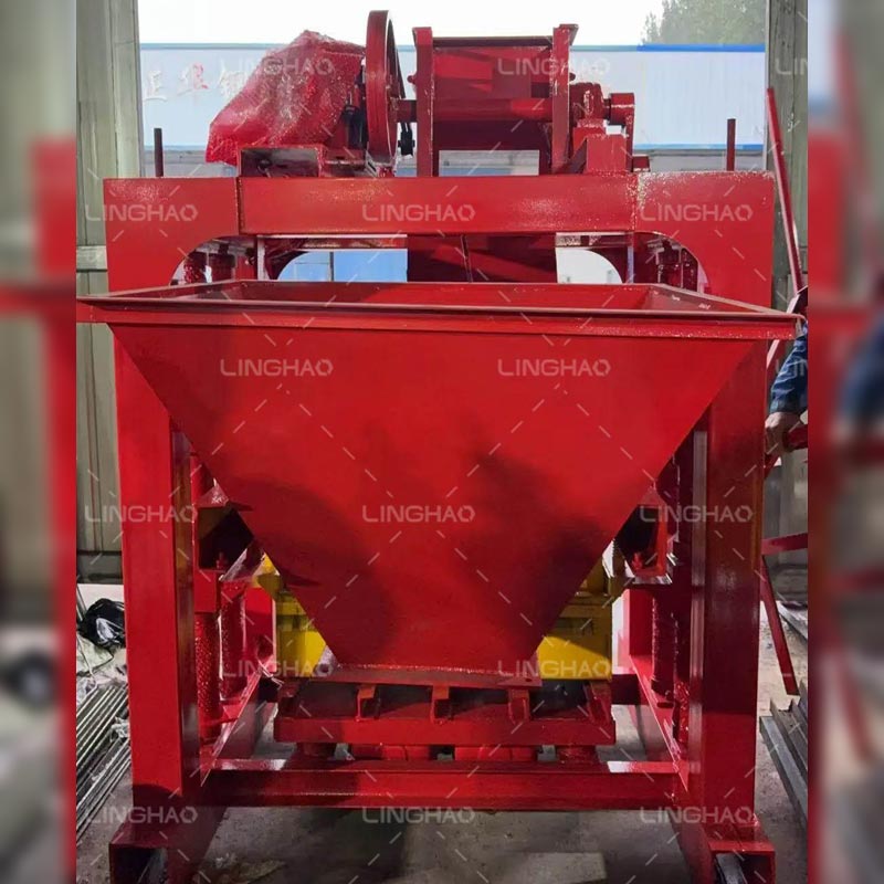 Successful trial run of QT4-35 producing high-strength concrete blocks—video sent to customer for approval