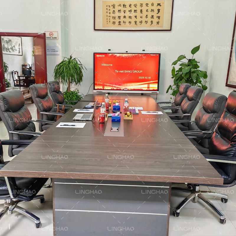 Technical team discussing customized solutions and overseas project cases with UAE client