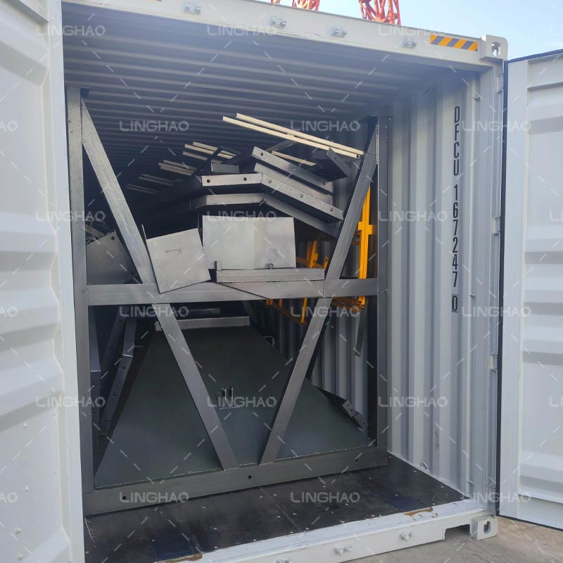 Customer and SANQGROUP team reviewing layout and spare parts kit before shipment to Samoa