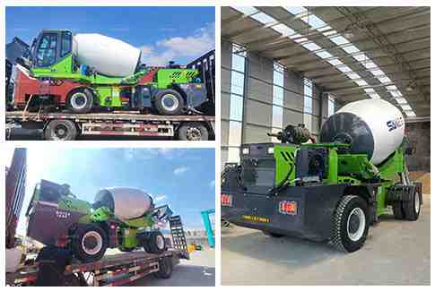 5.5m³ Self-Loading Concrete Mixer Truck Successfully Shipped To Türkiye