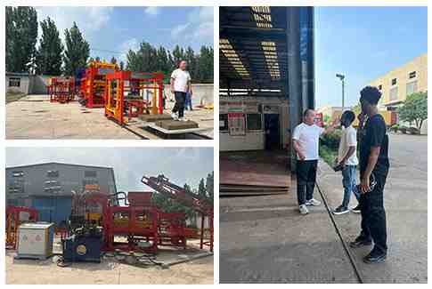 Ethiopia Customers Visit Linghon Machinery for Block Machine Line