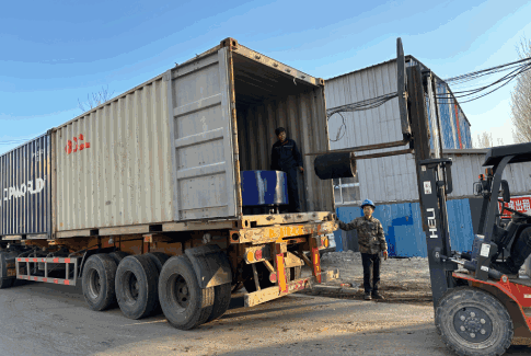 QT4-25 Block Machine & 100kW Generator Set Shipped to Guinea