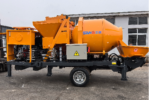 JBS40-10-92R Concrete Mixer Pump Shipped to Iraq for Post-War Reconstruction