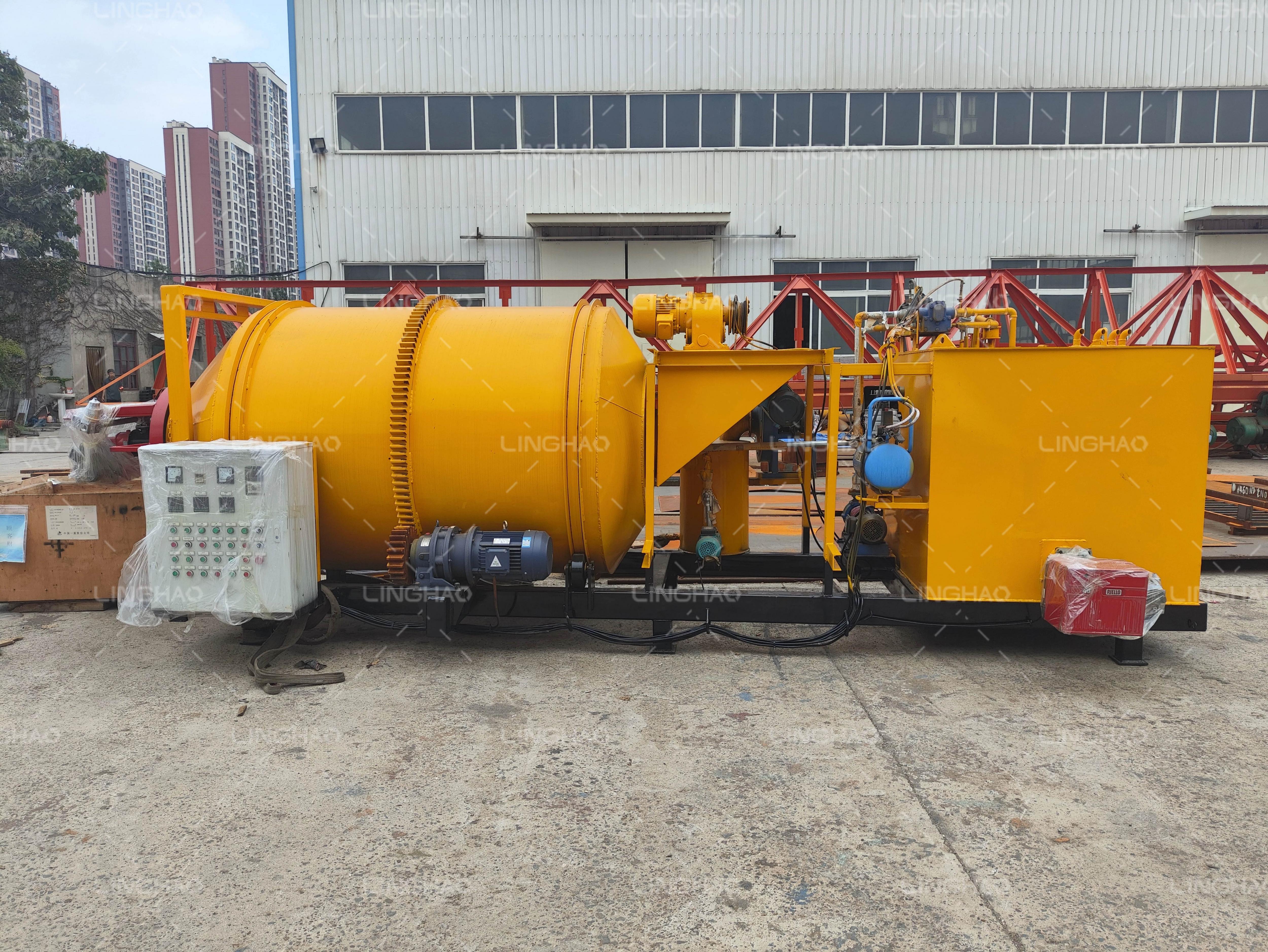 5-ton asphalt mixing tank with thermal insulation layer—ready for Russian road projects
