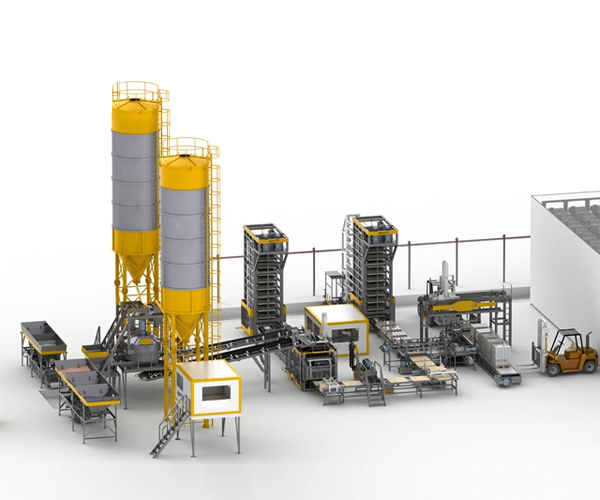 Fully Automatic Block Production Line