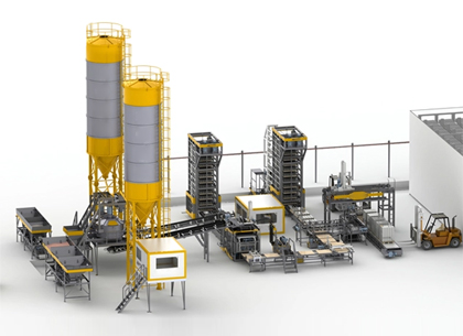 Fully Automatic Block Production Line