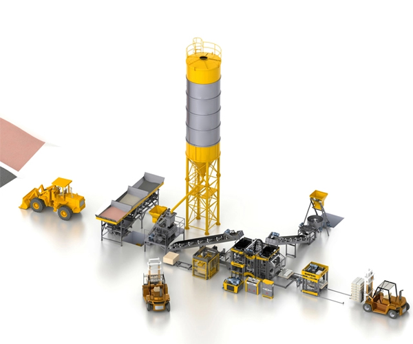 Automatic Block Production Line