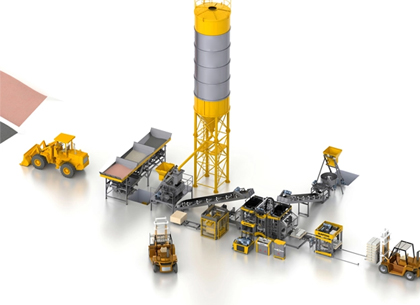 Automatic Block Production Line